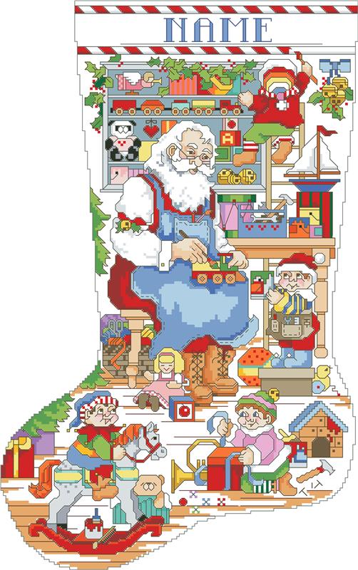 (image for) Santa's Workshop Stocking